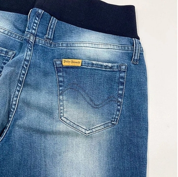 Джинси звужені вкорочені Pietro Brunelli Cool Girl Croop, джинс, р.40, світло-синій (JPSH44,571/23041) - Pampik - 4