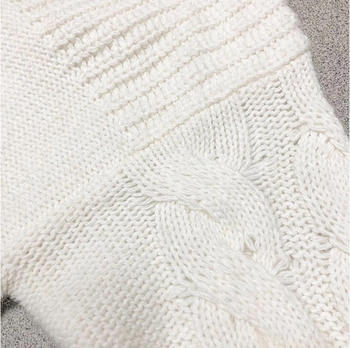 Свитер вязаный Pietro Brunelli Trembland, р.42, молочный (MAM065/29589) - Pampik - 3