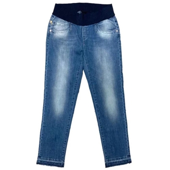 Джинси звужені вкорочені Pietro Brunelli Cool Girl Croop, джинс, р.40, світло-синій (JPSH44,571/23041) - Pampik