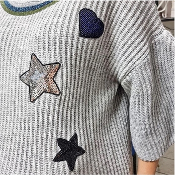 Светр Pietro Brunelli, акрил, р.42, сірий (MAM013/21105) - Pampik - 4