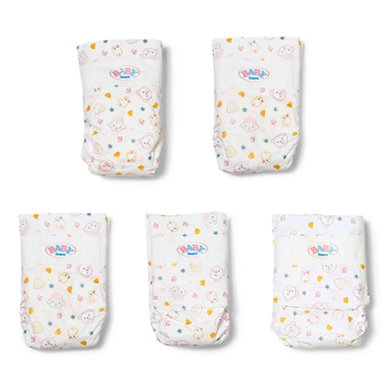 Підгузки для ляльки Baby Born, 5 шт. (838358) - Pampik - 3
