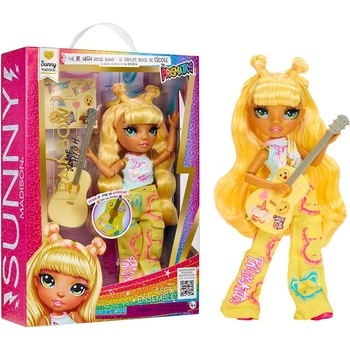 Лялька Rainbow High серії Junior High Rockband Санні, з аксесуарами, 23 см (565628) - Pampik