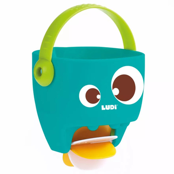 Игрушка для ванной Ludi Ведерко, зеленый (40059/33596) - Pampik