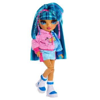Лялька Rainbow High серії Junior High Rockband Скайлер, з аксесуарами, 23 см (565215) - Pampik - 4