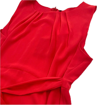 Платье со складами Pietro Brunelli, р.44, красное (AG0028/23527) - Pampik - 3