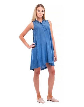 Сукня Pietro Brunelli Narciso, р.42, джинс, блакитний (AG0162/27528) - Pampik - 6