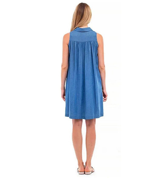 Сукня Pietro Brunelli Narciso, р.42, джинс, блакитний (AG0162/27528) - Pampik - 7