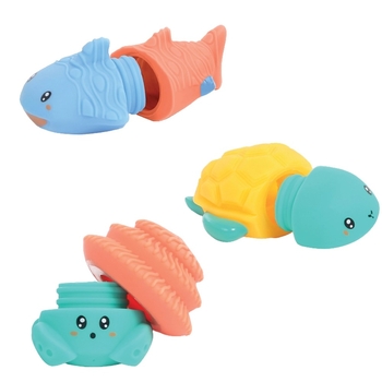 Ігровий набір для ванної Ludi Бризкалки, 3 шт. (40074/36854) - Pampik - 2