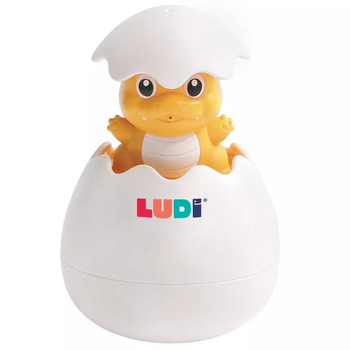 Игрушка для ванной Ludi Динозаврик, белый (40060/33597) - Pampik