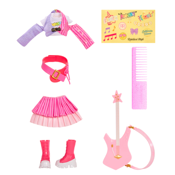 Кукла Rainbow High серии Junior High Rockband Белла, с аксессуарами, 23 см (565659) - Pampik - 5