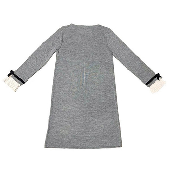 Сукня в'язана Pietro Brunelli Manfield, р.44, сірий (AGM042/25232) - Pampik - 2