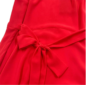 Платье со складами Pietro Brunelli, р.44, красное (AG0028/23527) - Pampik - 4