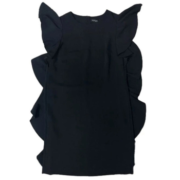 Сукня Pietro Brunelli Greta з крильцями та бічними воланами, р.42, чорний (AG1712/29582) - Pampik