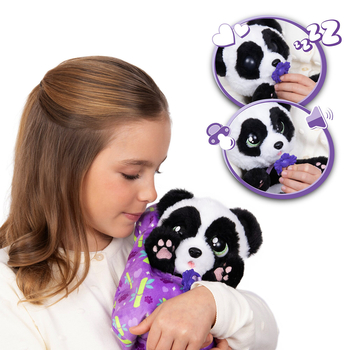 Інтерактивна іграшка Baby Paws W3 Малюк Панда, з аксесуарами (927667IM) - Pampik - 10