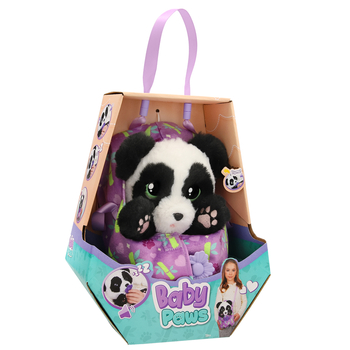 Інтерактивна іграшка Baby Paws W3 Малюк Панда, з аксесуарами (927667IM) - Pampik - 2