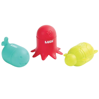 Игровой набор для ванной Ludi Брызгалки, 3 шт. (40055/33595) - Pampik