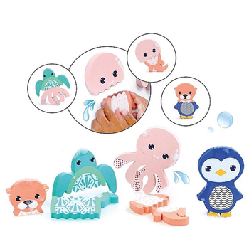 Ігровий набір для ванної Ludi Пазли, 4 шт. (40078/37831) - Pampik - 3