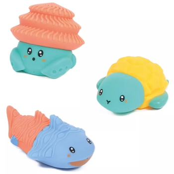 Ігровий набір для ванної Ludi Бризкалки, 3 шт. (40074/36854) - Pampik