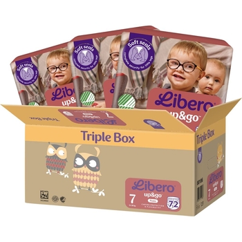 Набір підгузків-трусиків Libero Up&Go 7 (16-26 кг), 72 шт. - Pampik - 2