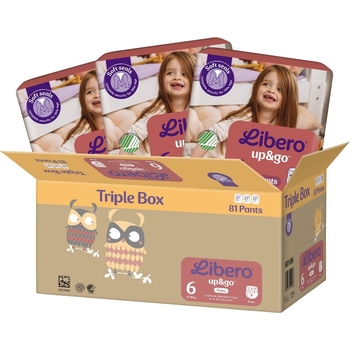 Набір підгузків-трусиків Libero Up&Go 6 (13-20 кг), 81 шт. - Pampik - 2