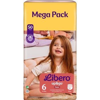Підгузки-трусики Libero Up&Go 6 (13-20 кг), 50 шт. - Pampik - 2