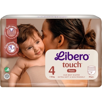 Підгузки-трусики Libero Touch Pants 4 (7-10 кг), 29 шт. - Pampik - 2