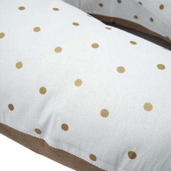 Подушка для вагітних Twins Velvet, 160 см, карамельний латте (1203-TV-201) - Pampik - 2