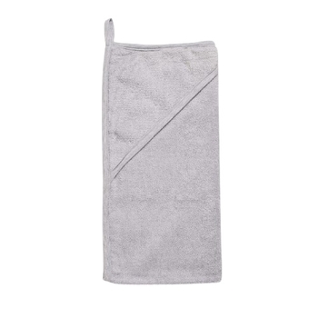 Рушник-куточок Twins Aqua, 100х100 см, сірий (1500-TA-10) - Pampik