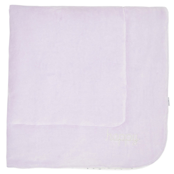 Плед Twins Happy, 90х90 см, фіолетовий (1433-TH-11) - Pampik