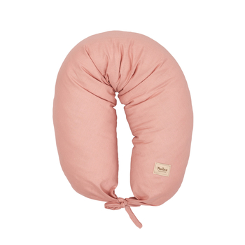 Подушка для беременных Twins Linen, 160х30 см, пудровый (1203-TL-24) - Pampik