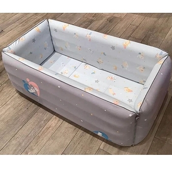 Ліжко надувне Nai-B, 66х127х40 см, сірий (26995) - Pampik - 3