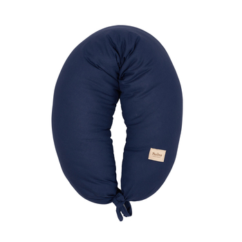 Подушка для беременных Twins Linen, 160х30 см, темно-синий (1203-TL-09) - Pampik