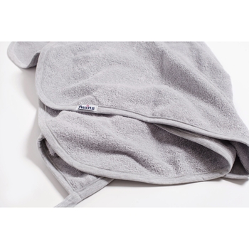 Рушник-куточок Twins Aqua, 100х100 см, сірий (1500-TA-10) - Pampik - 2