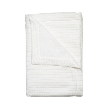 Плед Twins Pastel nude, утеплений, 100х100 см, білий (1407-TP-01) - Pampik