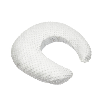 Подушка для вагітних Twins Minky, 53х60 см, білий (1201-TM-01) - Pampik