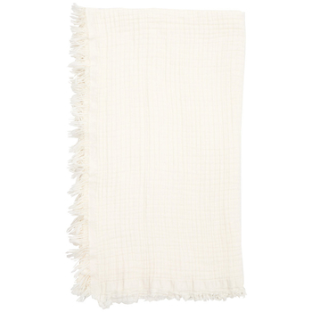 Плед мусліновий Twins Brezzy, 4-шаровий, 120х100 см, молочний (1625-TMBN-202) - Pampik