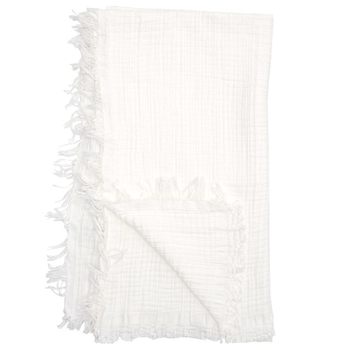 Плед мусліновий Twins Brezzy, 4-шаровий, 120х100 см, білий (1625-TMBN-01) - Pampik