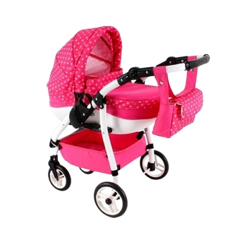 Коляска для ляльки Adbor Lily Sport, рожевий (LS-09) - Pampik