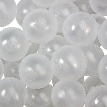 Кульки Badum для сухого басейну, 50 шт., прозорий (B-KB-50-1-22) - Pampik