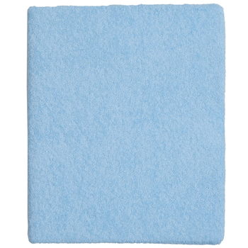 Простыня на резинке Twins, махровая, 120x60 см, голубой (6020-04) - Pampik