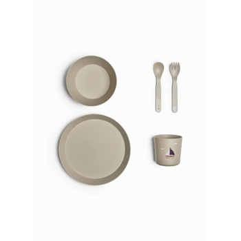 Набор посуды Citron BioBased Vehicles, оливковый (001518) - Pampik - 2