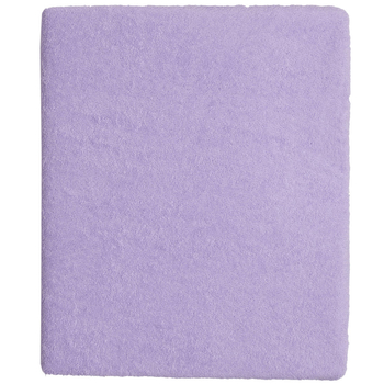Простыня на резинке Twins, махровая, 120x60 см, фиолетовый (6020-11) - Pampik