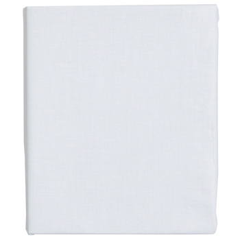 Простирадло на резинці Twins, бязь organic, 100x75 см, білий (6011-PT75-01) - Pampik