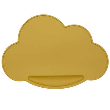 Килимок силіконовий Twins Cloud, 30х43 см, жовтий (TC-03-110) - Pampik