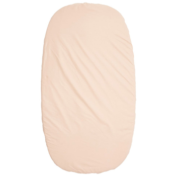 Простирадло на резинці Twins Organic, бязь преміум, 90x50 см, бежевий (6010-TO95-02) - Pampik