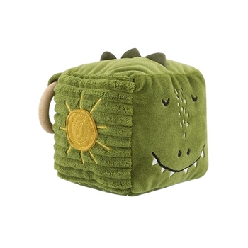 Погремушка-кубик Trixie Baby Dino, зеленый (24898) - Pampik