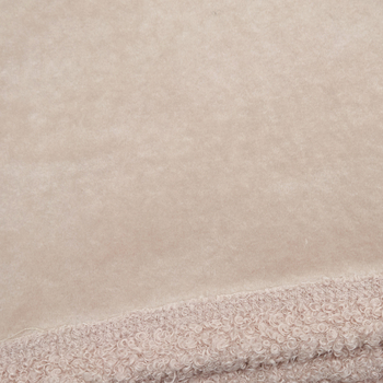 Плед Twins Каракуль, велюр, 95x90 см, бежевий (141124-TDS-02) - Pampik - 5