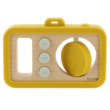 Іграшка дерев'яна Trixie Baby Камера Lion, жовтий (36247) - Pampik
