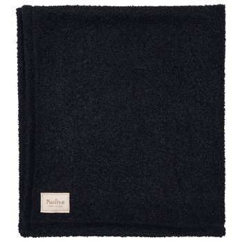 Плед Twins Каракуль, велюр, 95x90 см, чорний (141124-TDS-13) - Pampik