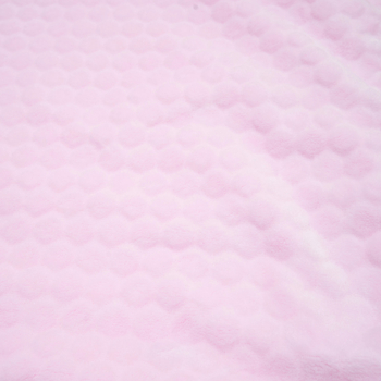 Плед Twins, велюр 3D, 100x80 см, рожевий (1425-T3D-08) - Pampik - 2